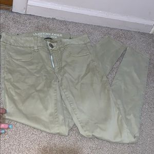 American Eagle Khaki Colored Jeggings